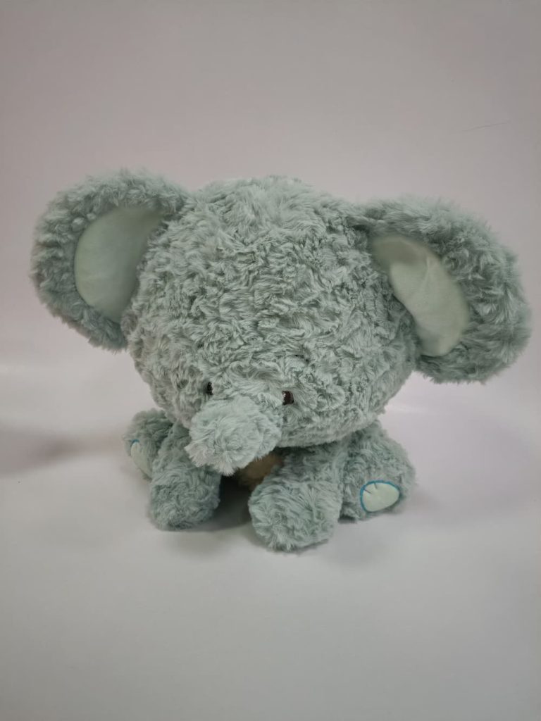 Cute big head sitting posture monkey fox elephant stuffed plush toy