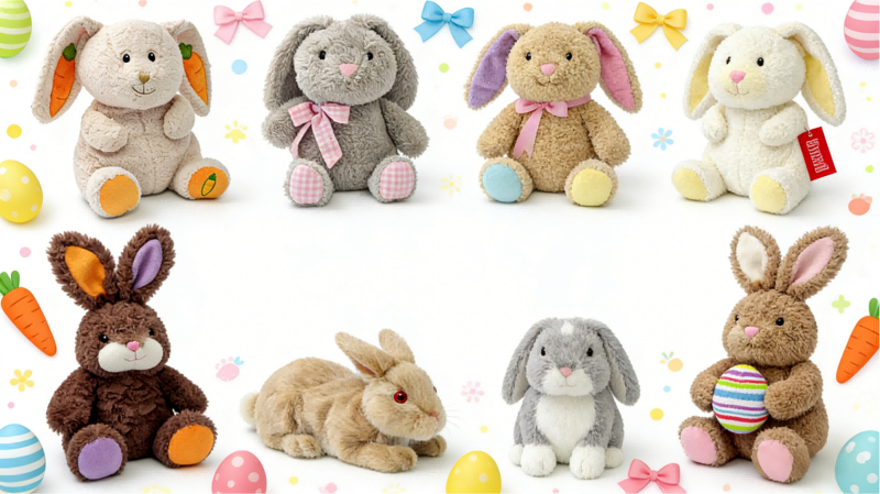 Easter bunny plush toys