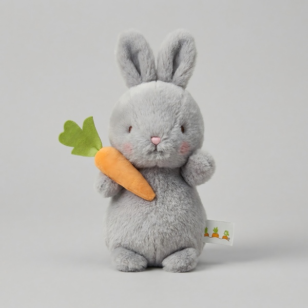 custom easter grey bunny plush toys1