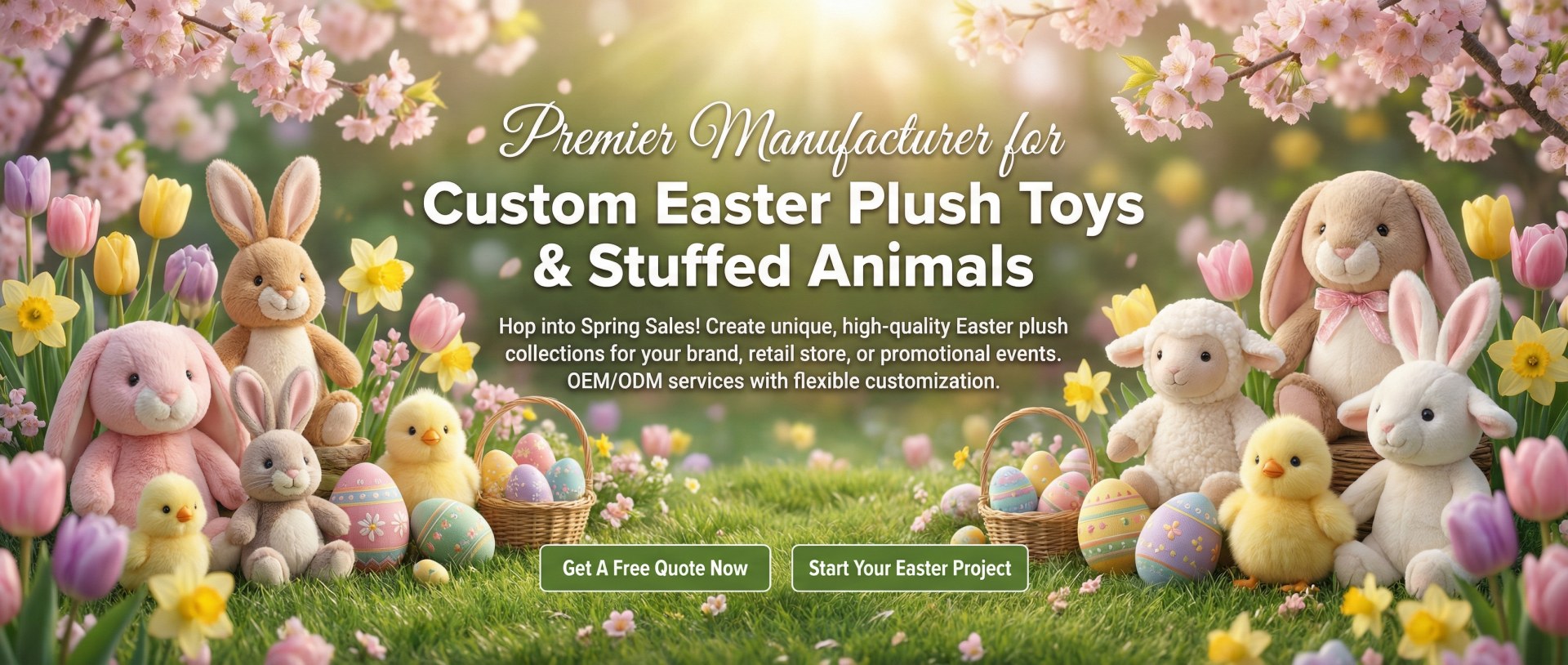 Custom Easter Stuffed Animals Bulk Plush Toys1 1