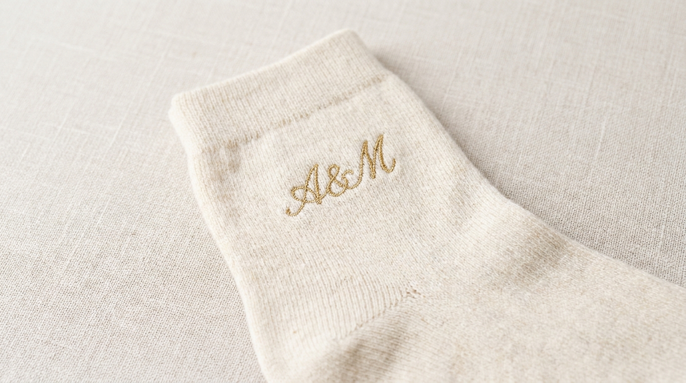 custom gift socks personalized embroidered