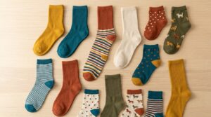 Geschenksocken vielseitig bunt